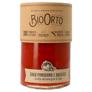 SAUCE BIO ORTO TOMATE BASILIC BIO