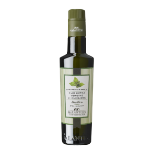 huile d'olive au basilic